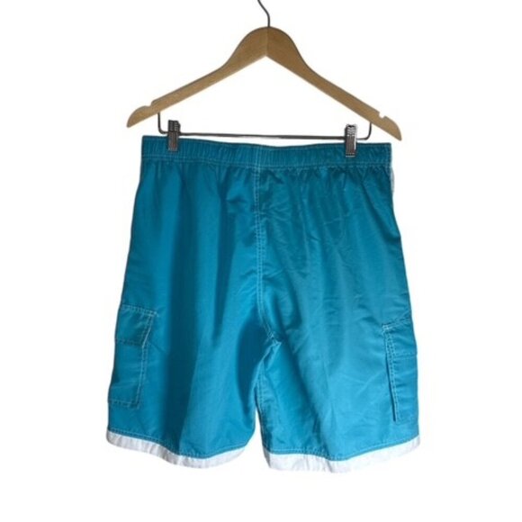 INGEAR Trunks Board Blue Shorts Mens Size XL Blue Swim Trunks Lined Pockets - Picture 2 of 12